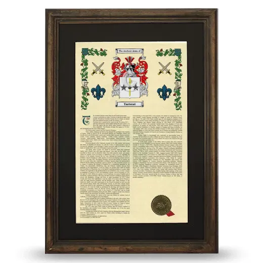 Tarterat Deluxe Armorial Framed - Brown