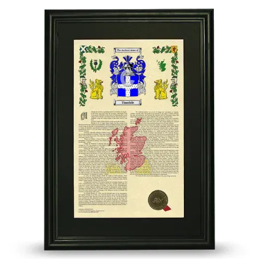 Tinndale Deluxe Armorial Framed - Black