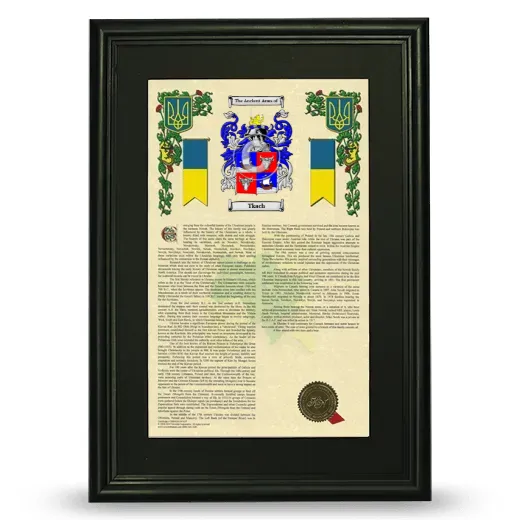 Tkach Deluxe Armorial Framed - Black