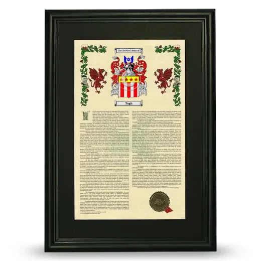 Togh Deluxe Armorial Framed - Black
