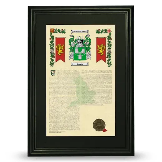 Tombs Deluxe Armorial Framed - Black