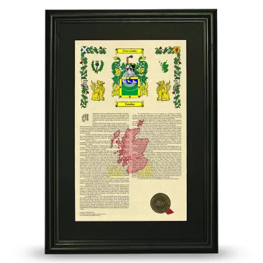 Towles Deluxe Armorial Framed - Black