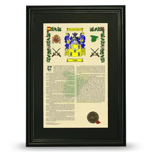 Traba Deluxe Armorial Framed - Black