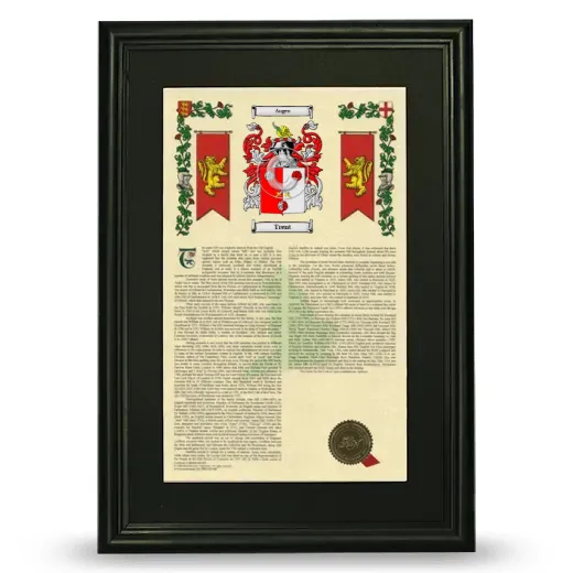 Trent Deluxe Armorial Framed - Black