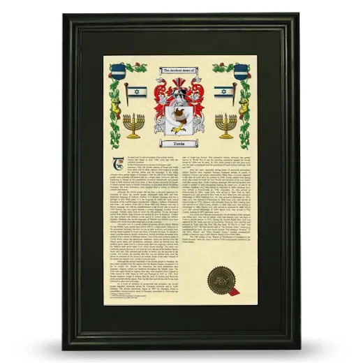 Tuvia Deluxe Armorial Framed - Black