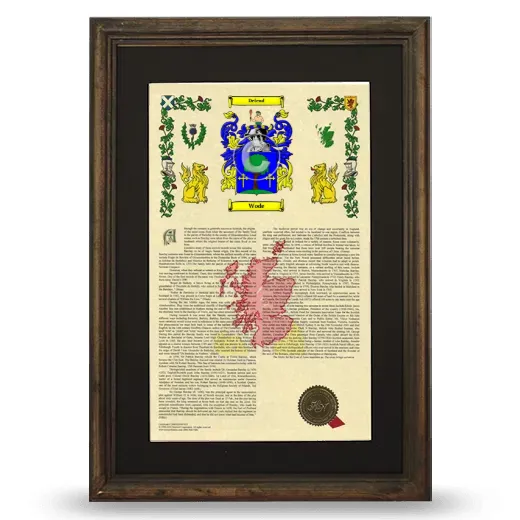Wode Deluxe Armorial Framed - Brown