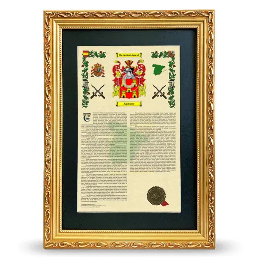 Alatorre Deluxe Armorial Framed - Gold