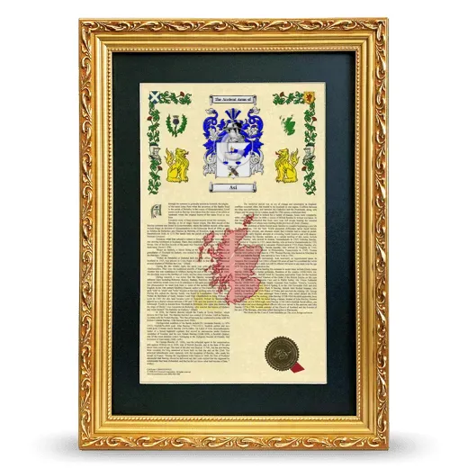 Asi Deluxe Armorial Framed - Gold