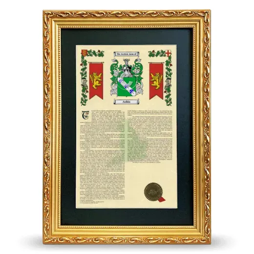 Aubin Deluxe Armorial Framed - Gold