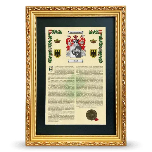 Banel Deluxe Armorial Framed - Gold