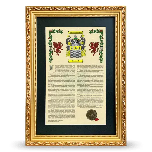Banyard Deluxe Armorial Framed - Gold