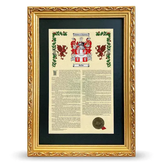 Bathe Deluxe Armorial Framed - Gold
