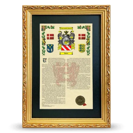 Bauer Deluxe Armorial Framed - Gold