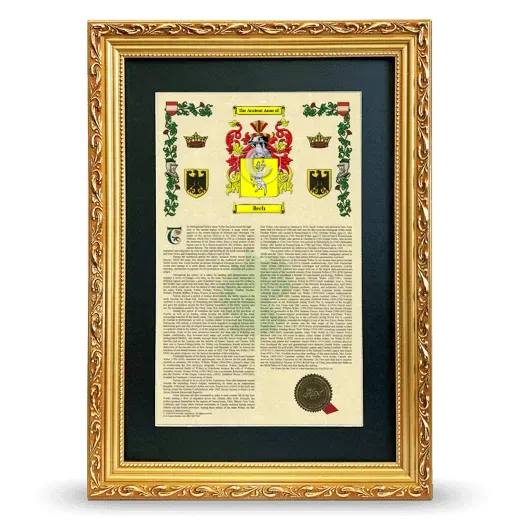 Bech Deluxe Armorial Framed - Gold