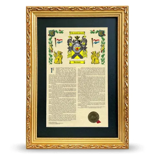 Beerman Deluxe Armorial Framed - Gold