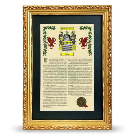 Binion Deluxe Armorial Framed - Gold