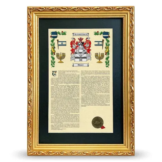 Blumer Deluxe Armorial Framed - Gold