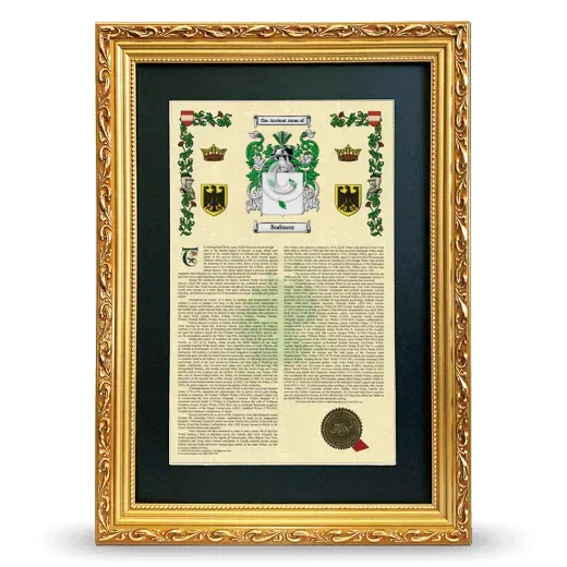 Bodman Deluxe Armorial Framed - Gold