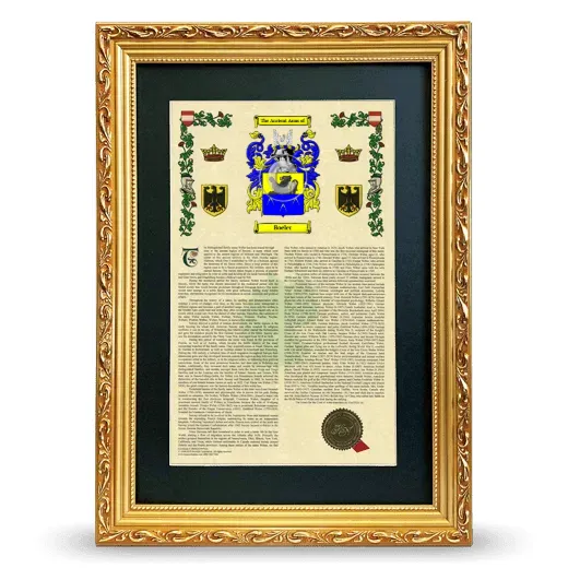 Boeler Deluxe Armorial Framed - Gold