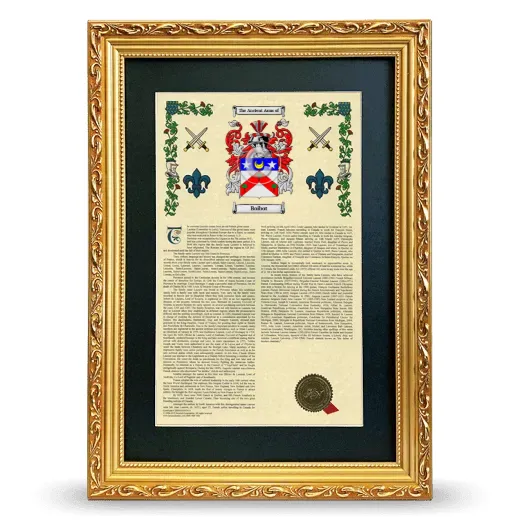 Boibot Deluxe Armorial Framed - Gold