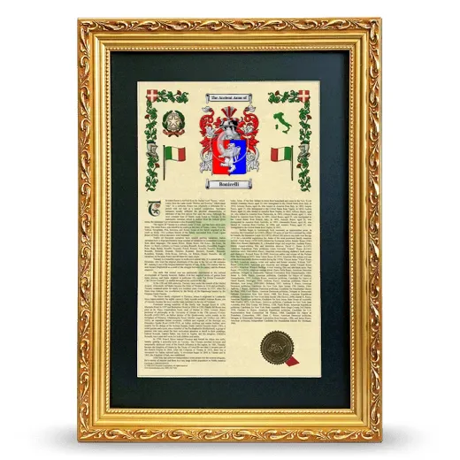 Bonicelli Deluxe Armorial Framed - Gold