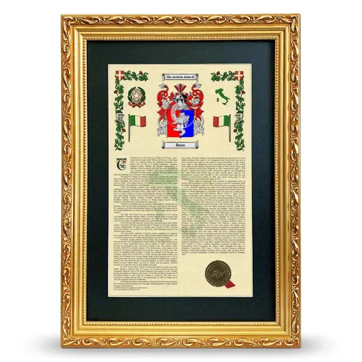 Bono Deluxe Armorial Framed - Gold