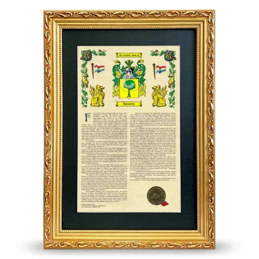 Boomern Deluxe Armorial Framed - Gold
