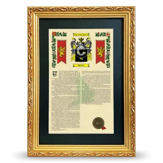 Boscher Deluxe Armorial Framed - Gold