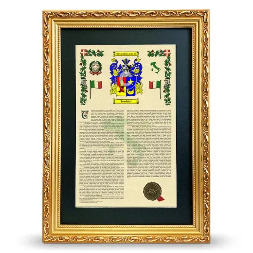 Boschini Deluxe Armorial Framed - Gold