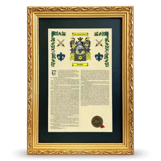 Boudier Deluxe Armorial Framed - Gold