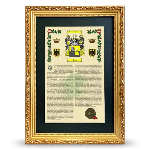 Brau Deluxe Armorial Framed - Gold