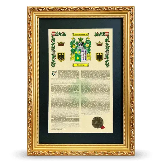 Brauning Deluxe Armorial Framed - Gold