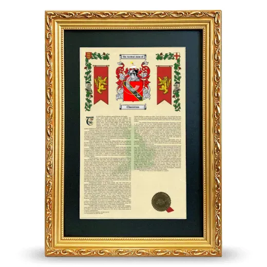 Charatan Deluxe Armorial Framed - Gold