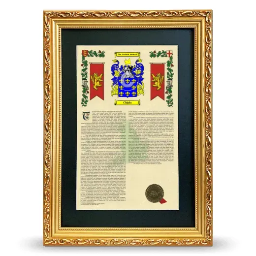 Chipin Deluxe Armorial Framed - Gold