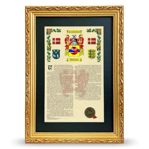 Christensen Deluxe Armorial Framed - Gold
