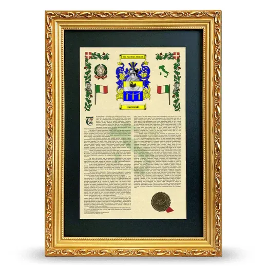 Ciaravolo Deluxe Armorial Framed - Gold
