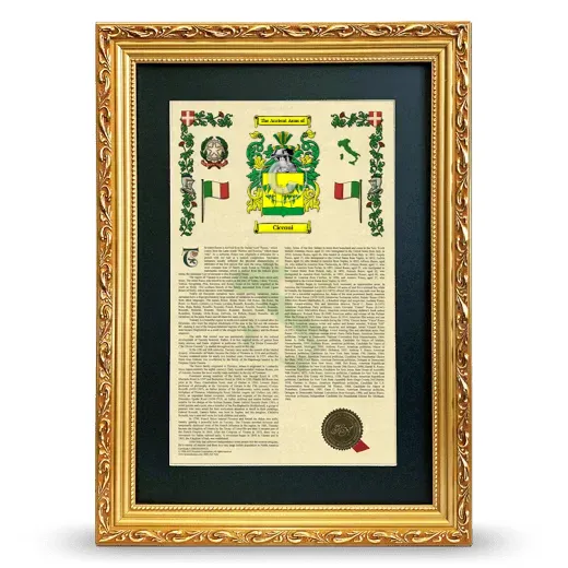 Cicconi Deluxe Armorial Framed - Gold