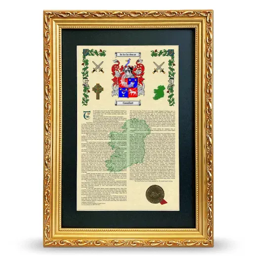 Comfort Deluxe Armorial Framed - Gold