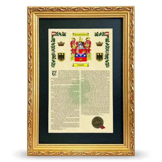 Conradt Deluxe Armorial Framed - Gold