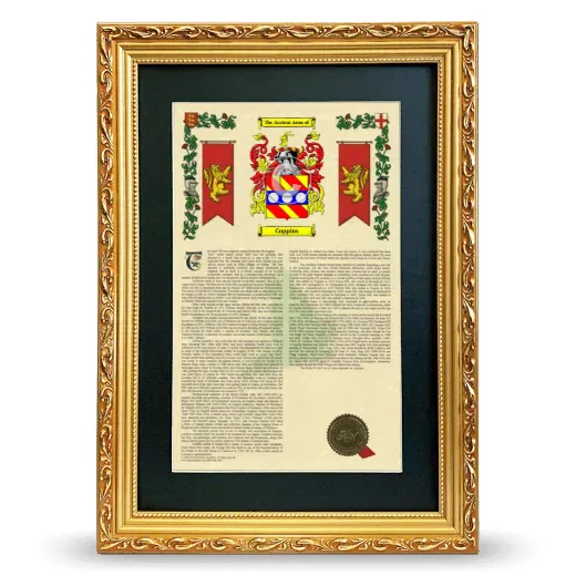 Coppins Deluxe Armorial Framed - Gold