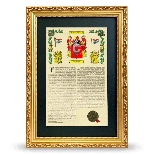 Cornelis Deluxe Armorial Framed - Gold