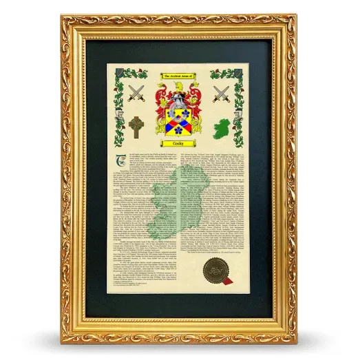 Cosky Deluxe Armorial Framed - Gold