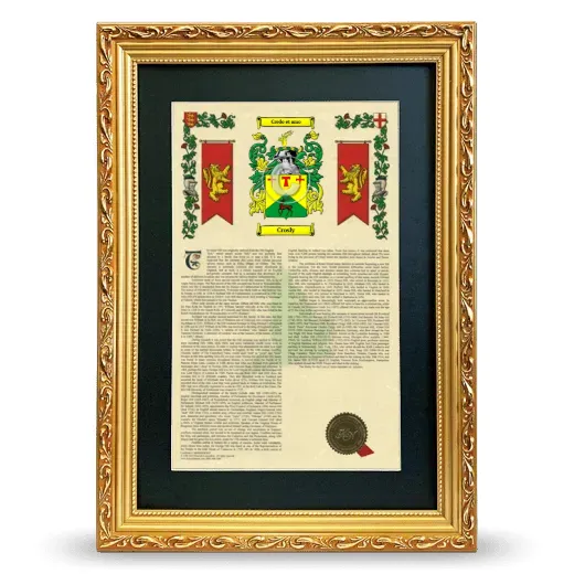 Crosly Deluxe Armorial Framed - Gold