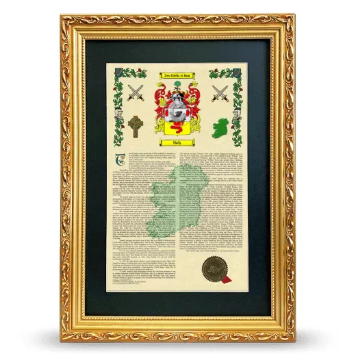Daly Deluxe Armorial Framed - Gold
