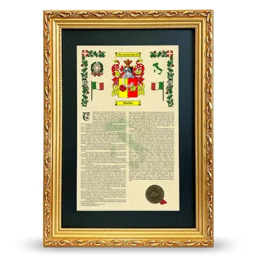 Disalvo Deluxe Armorial Framed - Gold