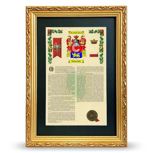 Dobrovolsky Deluxe Armorial Framed - Gold