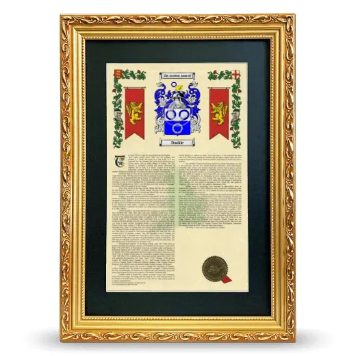 Dookie Deluxe Armorial Framed - Gold