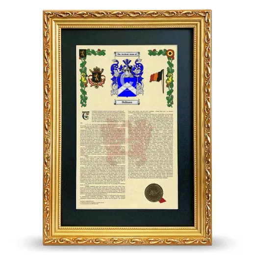 Dulman Deluxe Armorial Framed - Gold