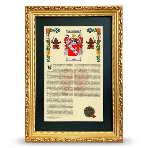 Eadie Deluxe Armorial Framed - Gold