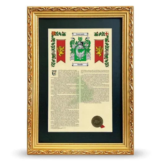 Emslie Deluxe Armorial Framed - Gold